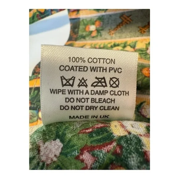 Harrods Vintage PVC Coated Tote Bag - Picture 6 of 11